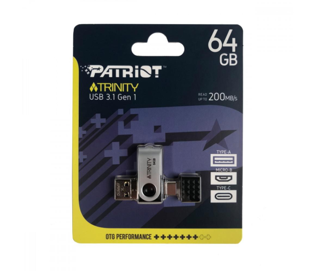PATRIOT microUSB 64GB 200MB/s PEF64GTRI3USB - 431118 - zdjęcie 2